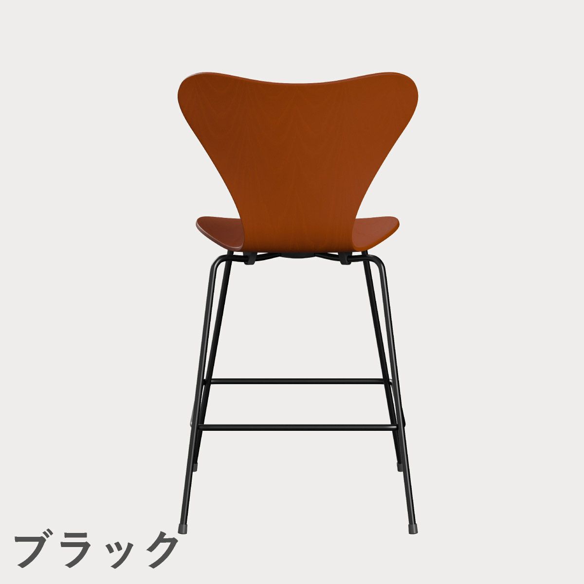 FRITZ HANSEN（フリッツ・ハンセン）SERIES 7（セブンチェア）カウンタースツール カラードアッシュ / パラダイスオレンジ