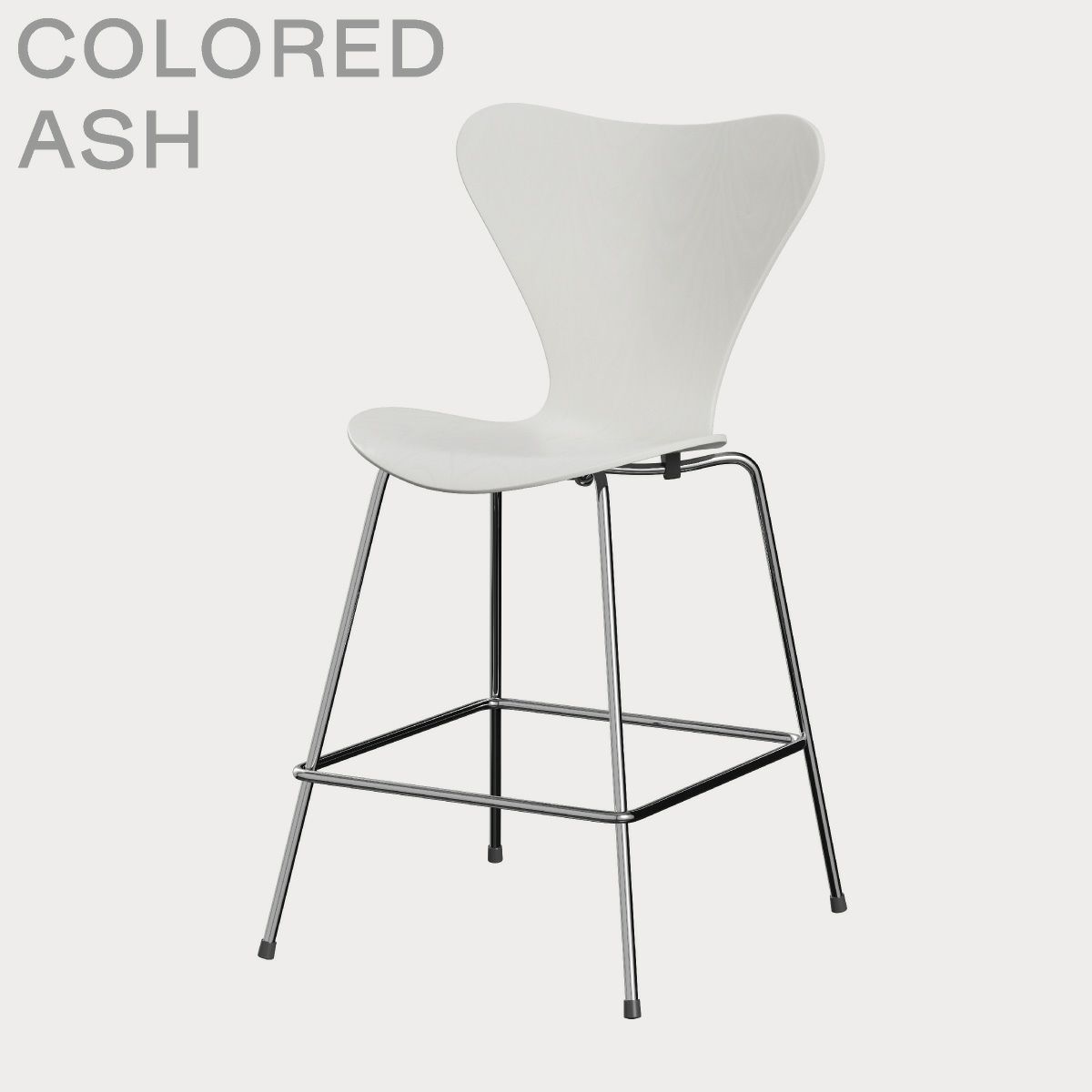 FRITZ HANSEN（フリッツ・ハンセン）SERIES 7（セブンチェア）カウンタースツール カラードアッシュ / ホワイト