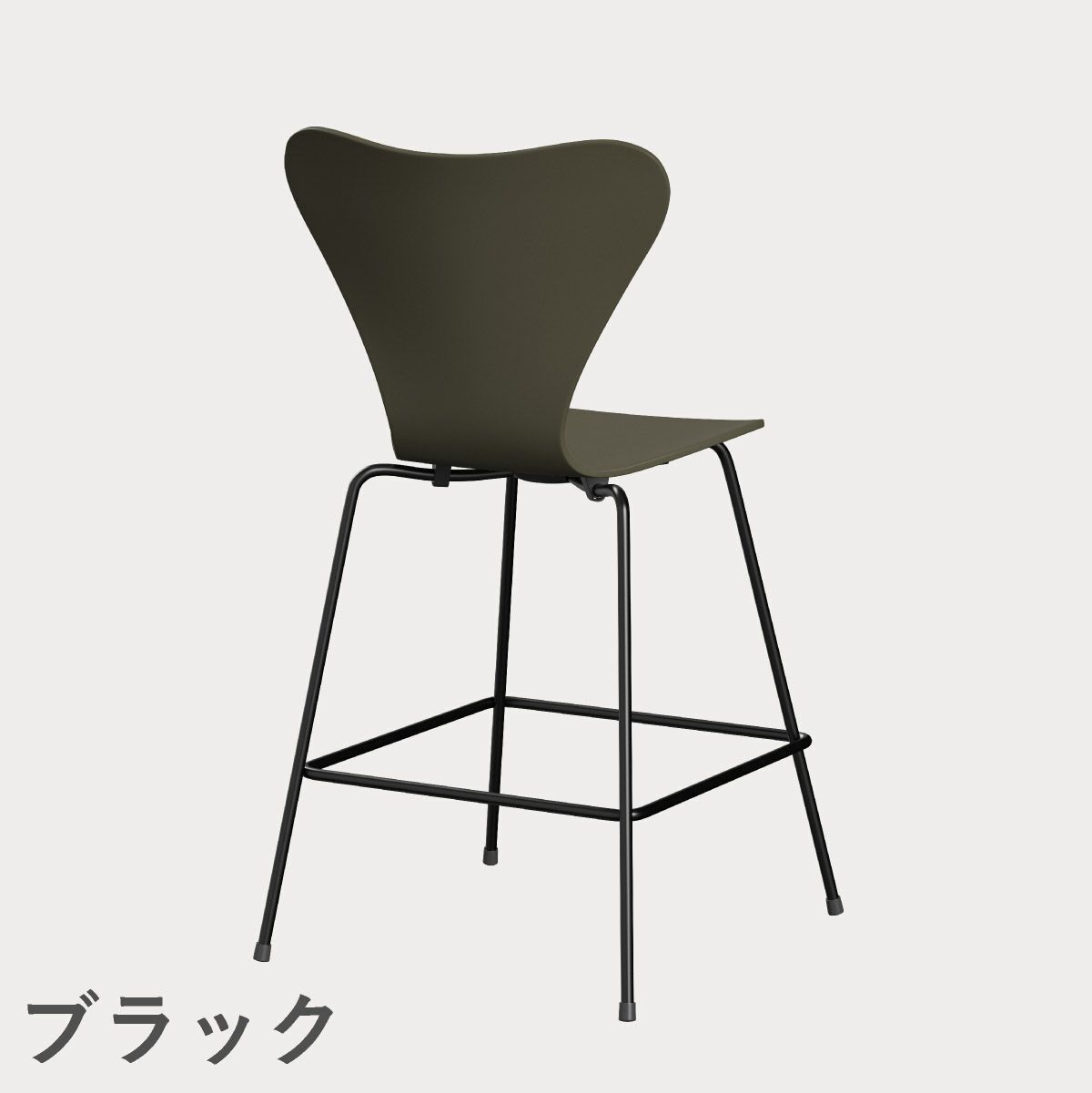 FRITZ HANSEN（フリッツ・ハンセン）SERIES 7（セブンチェア）カウンタースツール ラッカー / オリーブグリーン
