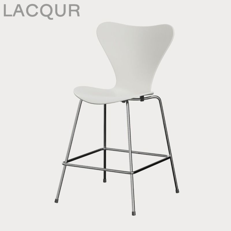 FRITZ HANSEN（フリッツ・ハンセン）SERIES 7（セブンチェア）カウンタースツール ラッカー / ホワイト