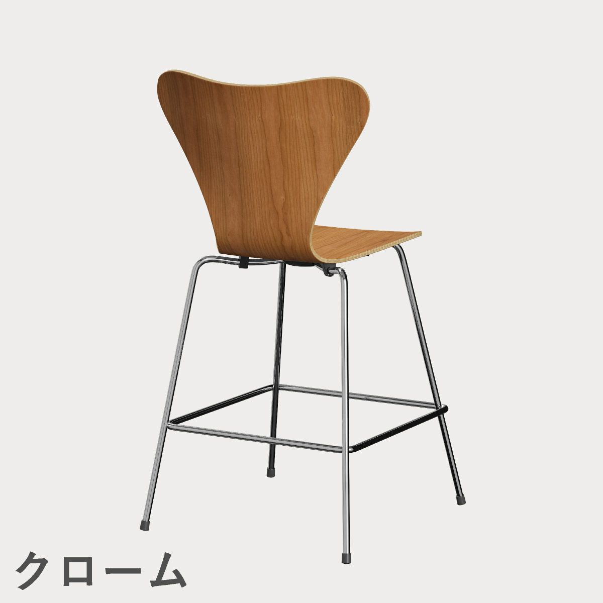 FRITZ HANSEN（フリッツ・ハンセン）SERIES 7（セブンチェア）カウンタースツール クリアラッカー / チェリー
