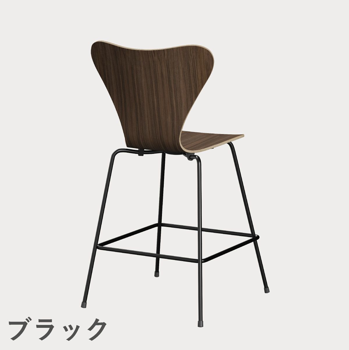 FRITZ HANSEN（フリッツ・ハンセン）SERIES 7（セブンチェア）カウンタースツール クリアラッカー / ウォルナット