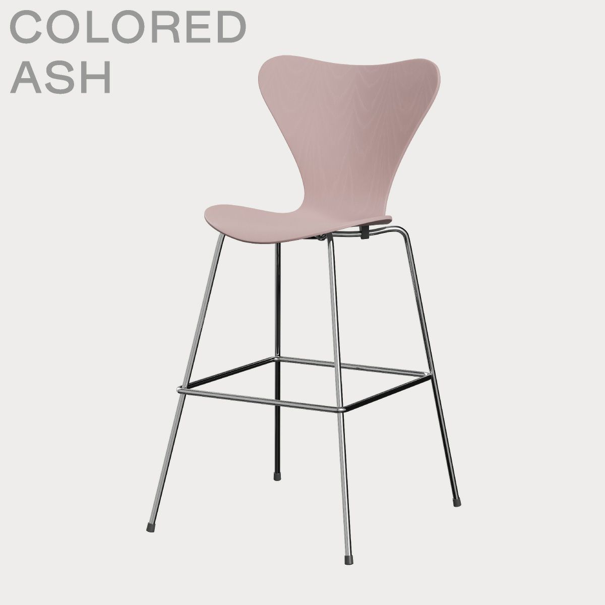 FRITZ HANSEN（フリッツ・ハンセン）SERIES 7（セブンチェア）バースツール カラードアッシュ / ペールローズ