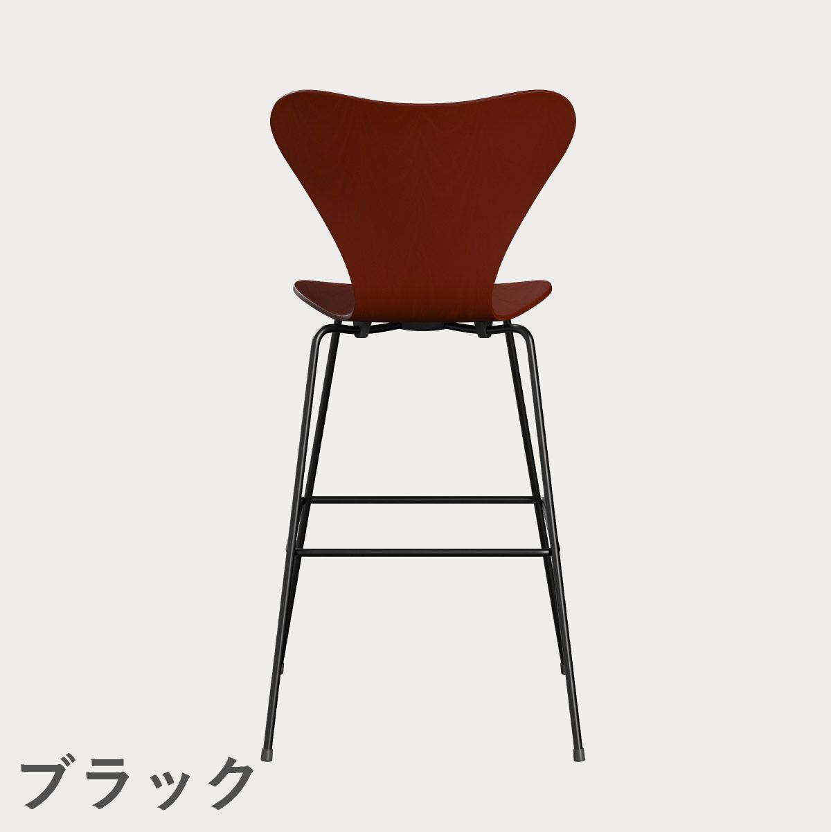 FRITZ HANSEN（フリッツ・ハンセン）SERIES 7（セブンチェア）バースツール カラードアッシュ / ベネチアンレッド