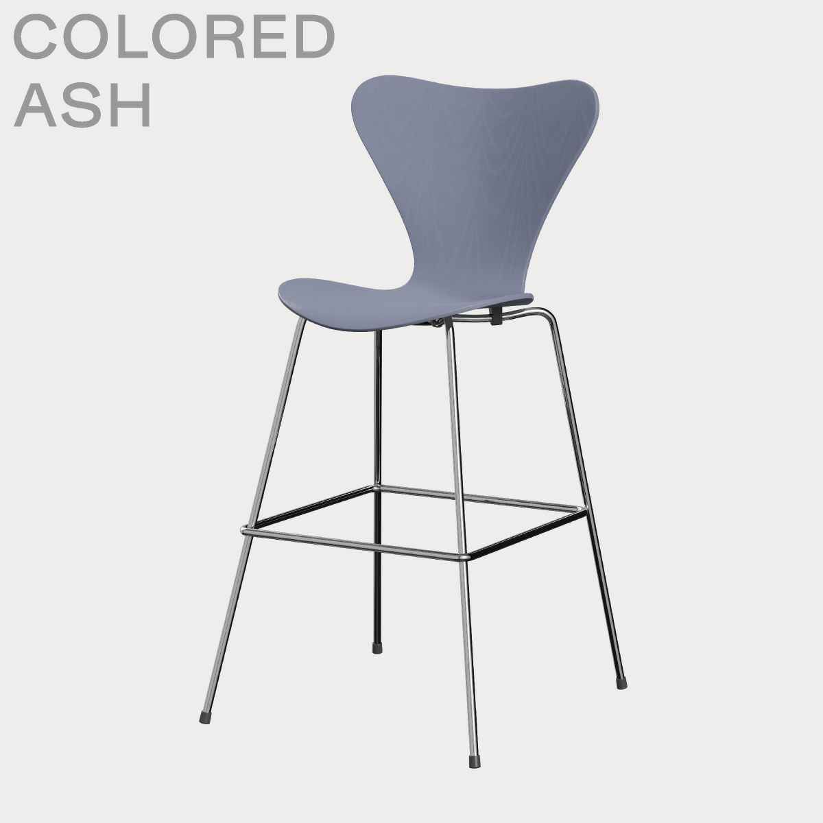 FRITZ HANSEN（フリッツ・ハンセン）SERIES 7（セブンチェア）バースツール カラードアッシュ / ラベンダーブルー
