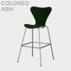 FRITZ HANSEN（フリッツ・ハンセン）SERIES 7（セブンチェア）バースツール カラードアッシュ / エバーグリーン