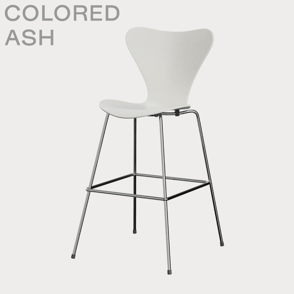 FRITZ HANSEN（フリッツ・ハンセン）SERIES 7（セブンチェア）バースツール カラードアッシュ / ホワイト