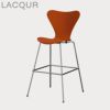 FRITZ HANSEN（フリッツ・ハンセン）SERIES 7（セブンチェア）バースツール ラッカー / パラダイスオレンジ