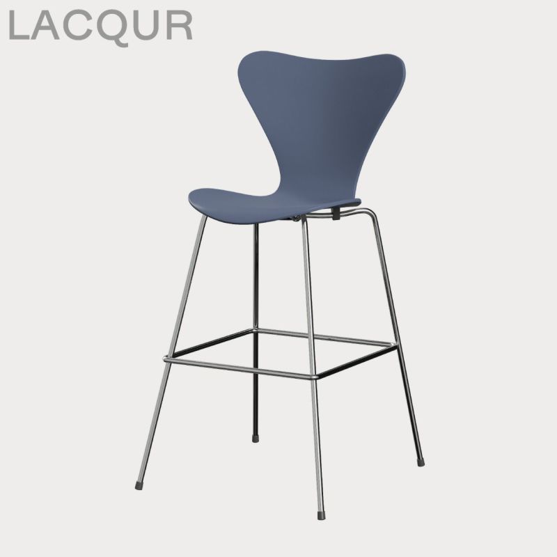 FRITZ HANSEN（フリッツ・ハンセン）SERIES 7（セブンチェア）バースツール ラッカー / ダスクブルー