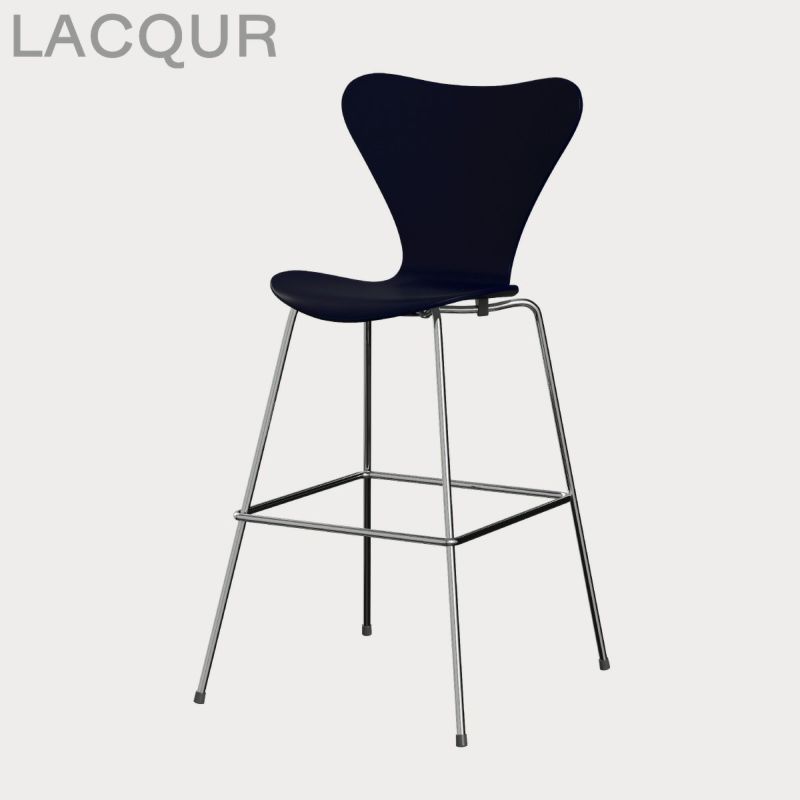 FRITZ HANSEN（フリッツ・ハンセン）SERIES 7（セブンチェア）バースツール ラッカー / ミッドナイトブルー