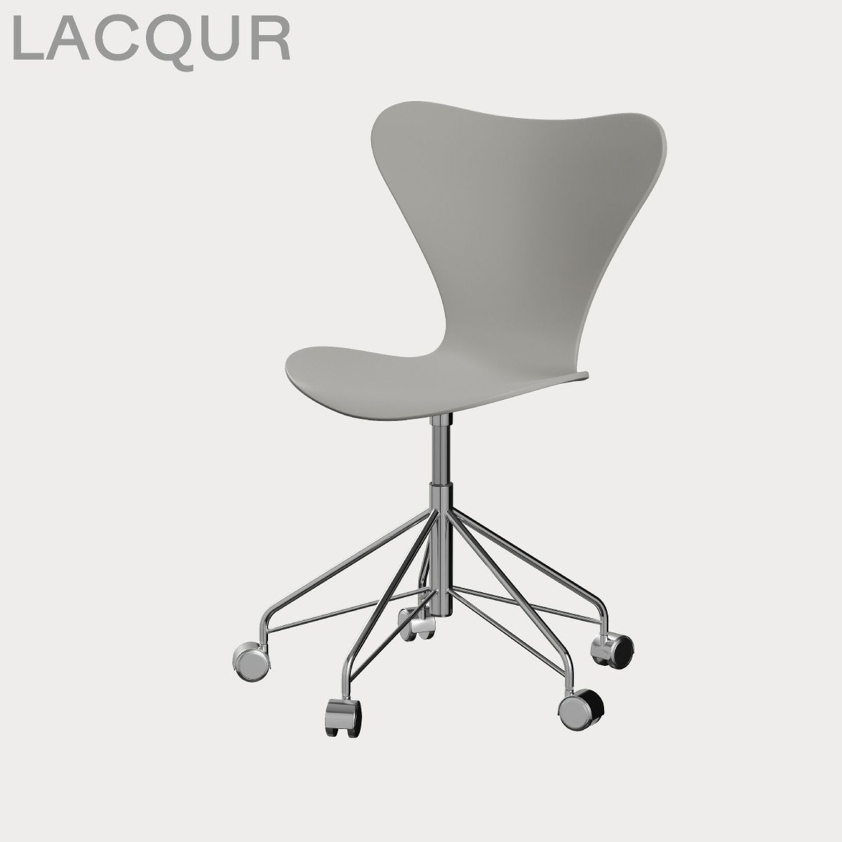 FRITZ HANSEN（フリッツ・ハンセン）SERIES 7（セブンチェア）キャスターチェア ラッカー / ナイングレー