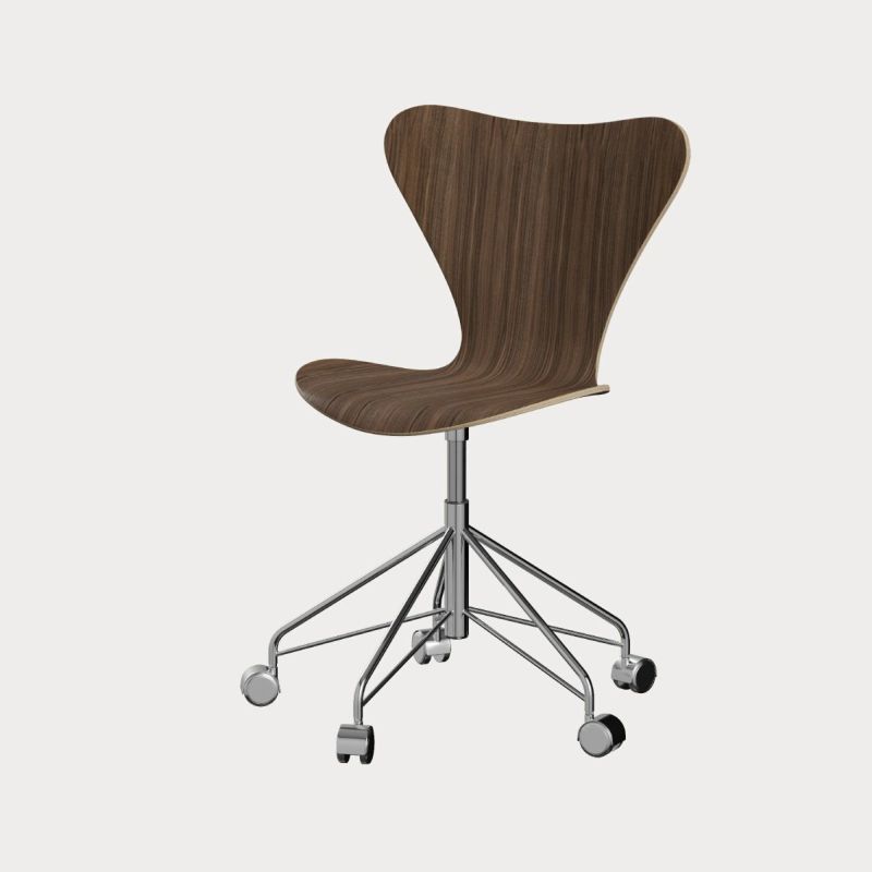 FRITZ HANSEN（フリッツ・ハンセン）SERIES 7（セブンチェア）キャスターチェア クリアラッカー / ウォルナット