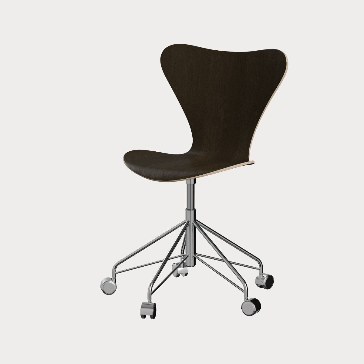 FRITZ HANSEN（フリッツ・ハンセン）SERIES 7（セブンチェア）キャスターチェア クリアラッカー / ダークステインドオーク