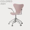 FRITZ HANSEN（フリッツ・ハンセン）SERIES 7（セブンチェア）アームチェア （キャスターチェア） カラードアッシュ / ペールローズ