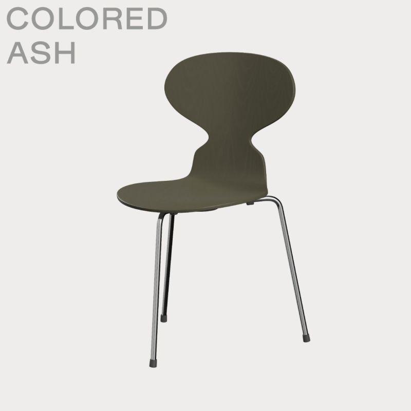 FRITZ HANSEN（フリッツ・ハンセン）ANT（アリンコチェア）3本脚 カラードアッシュ / オリーブグリーン