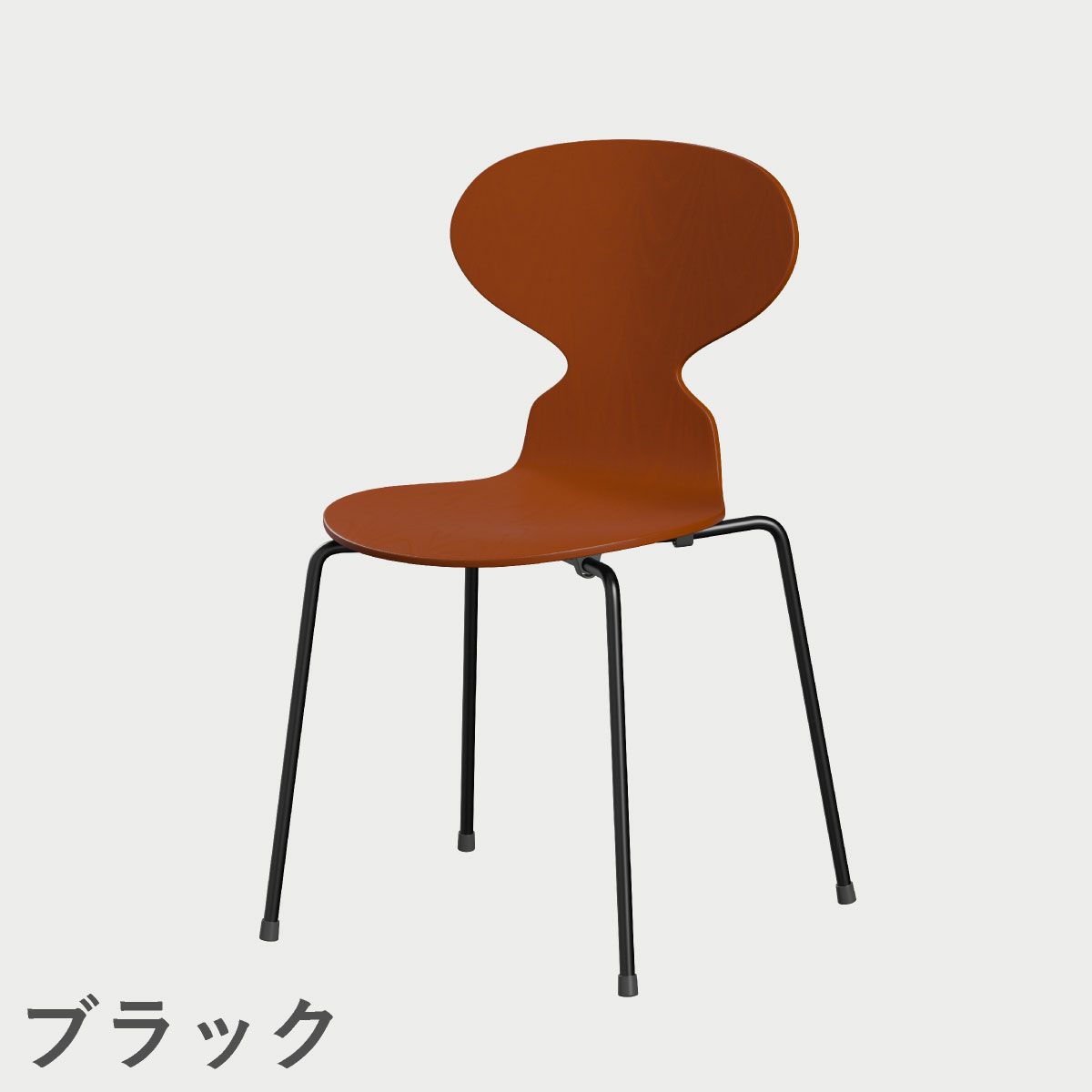 FRITZ HANSEN（フリッツ・ハンセン）ANT（アリンコチェア）4本脚 カラードアッシュ / パラダイスオレンジ