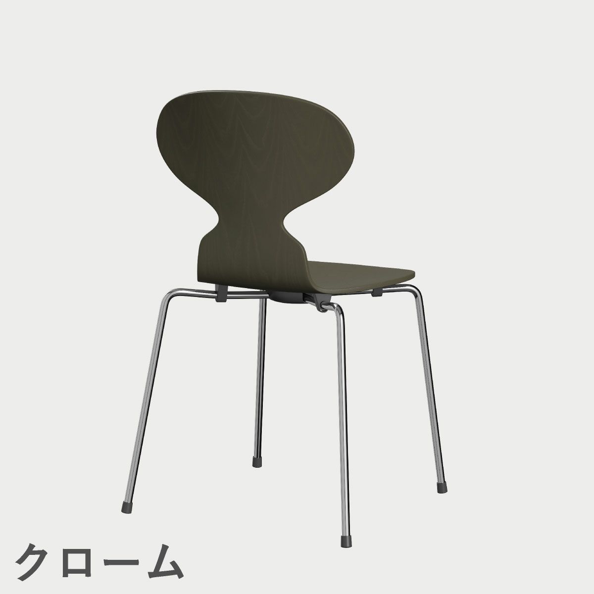 FRITZ HANSEN（フリッツ・ハンセン）ANT（アリンコチェア）4本脚 カラードアッシュ / オリーブグリーン