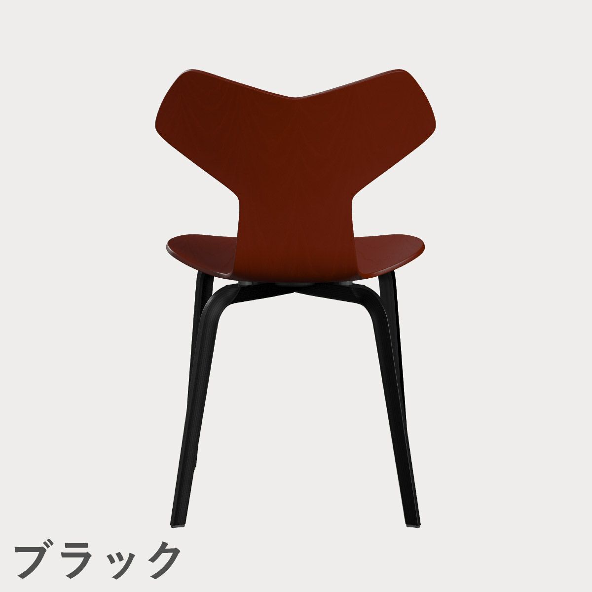 FRITZ HANSEN（フリッツ・ハンセン）GRANDPRIX（グランプリチェア）ウッドレッグ カラードアッシュ / ベネチアンレッド