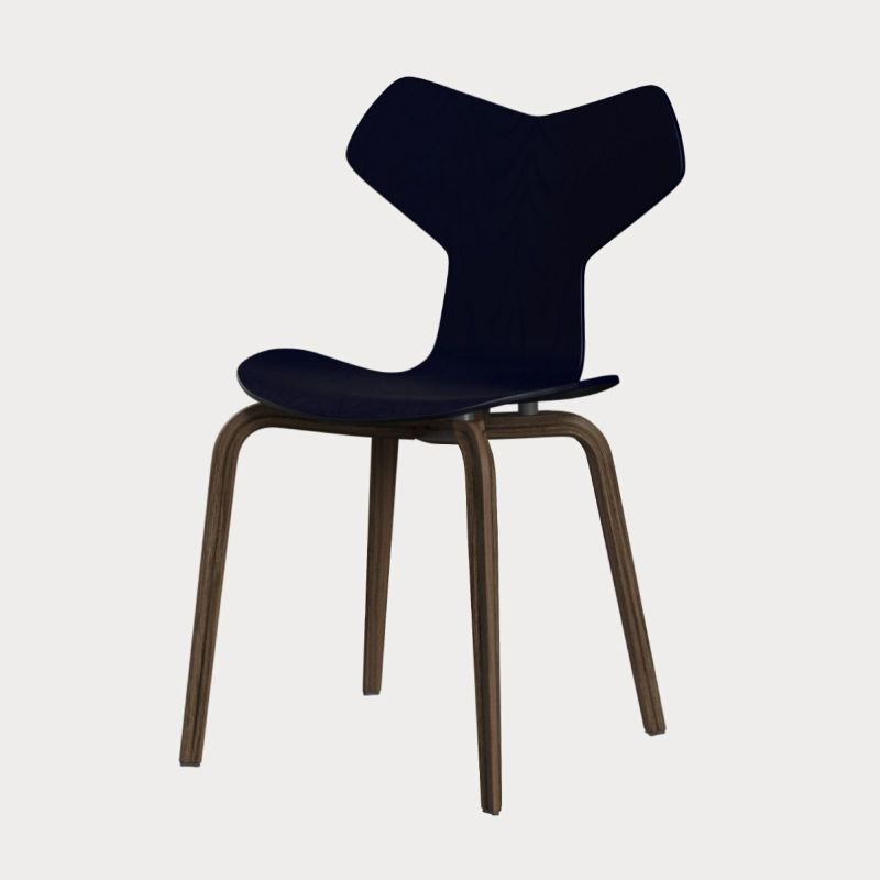 FRITZ HANSEN（フリッツ・ハンセン）GRANDPRIX（グランプリチェア）ウッドレッグ カラードアッシュ / ミッドナイトブルー