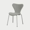 FRITZ HANSEN（フリッツ・ハンセン）SERIES 7（セブンチェア）  フルパディング HALLINGDAL - ホワイト/グレー（110）×クロームベース
