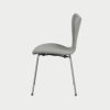 FRITZ HANSEN（フリッツ・ハンセン）SERIES 7（セブンチェア）  フルパディング HALLINGDAL - ホワイト/グレー（110）×クロームベース