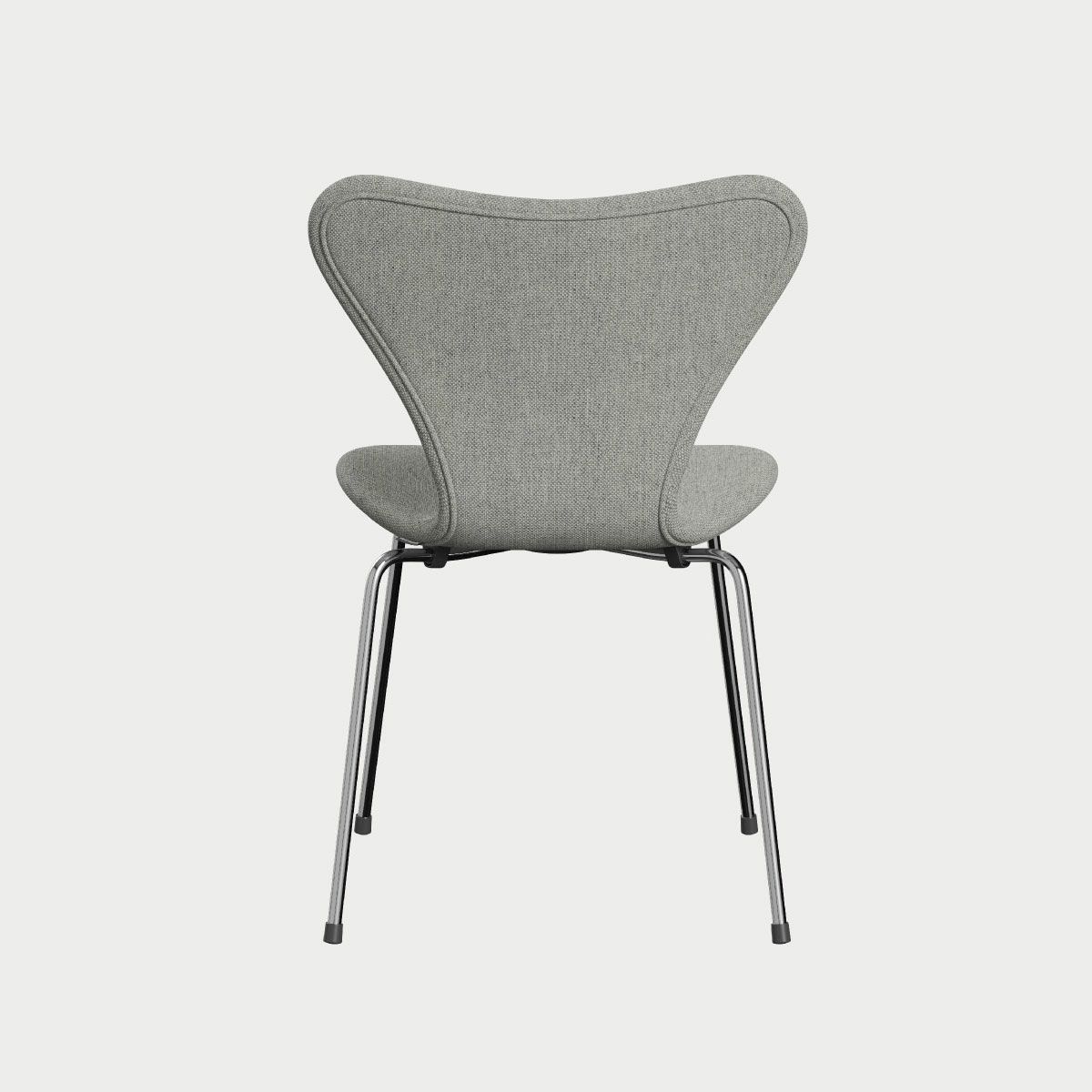 FRITZ HANSEN（フリッツ・ハンセン）SERIES 7（セブンチェア）  フルパディング HALLINGDAL - ホワイト/グレー（110）×クロームベース