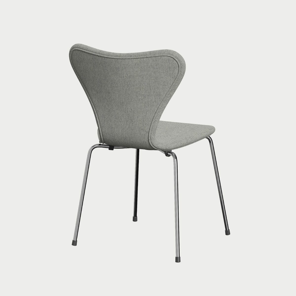 FRITZ HANSEN（フリッツ・ハンセン）SERIES 7（セブンチェア）  フルパディング HALLINGDAL - ホワイト/グレー（110）×クロームベース