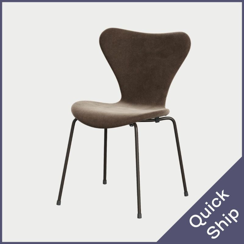 FRITZ HANSEN（フリッツ・ハンセン）SERIES 7（セブンチェア）  フルパディング Belfast - グレーブラウン×ブラウンブロンズベース