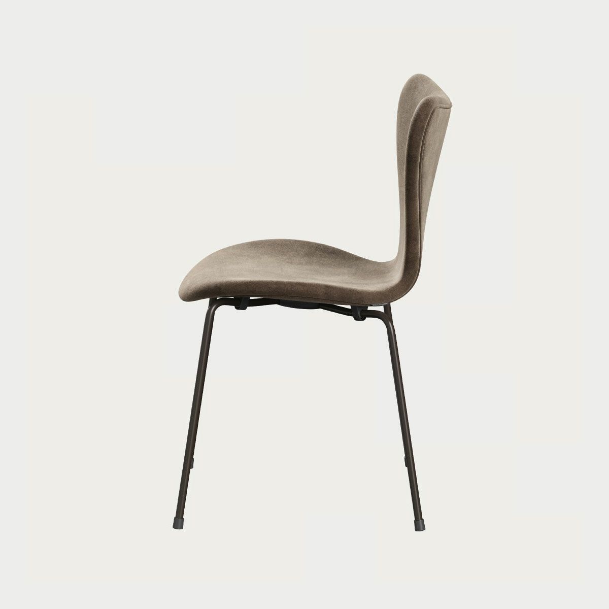 FRITZ HANSEN（フリッツ・ハンセン）SERIES 7（セブンチェア）  フルパディング Belfast - グレーブラウン×ブラウンブロンズベース