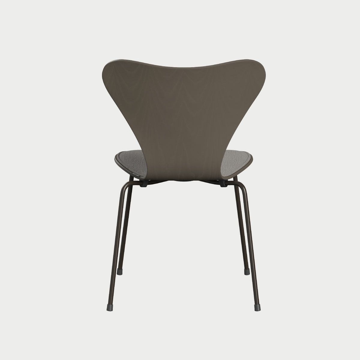 FRITZ HANSEN（フリッツ・ハンセン）SERIES 7（セブンチェア）  フロントパディング カラードアッシュ（ディープクレイ）クリスチャンハウン - ベージュ（1121）×ブラウンブロンズベース