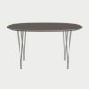 FRITZ HANSEN（フリッツ・ハンセン）SUPERELLIPSE（スーパー楕円テーブル）B612（ダイニングテーブル150×100cm）ラミネート / スパンレッグ グレー天板×クローム仕上げ