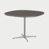 FRITZ HANSEN（フリッツ・ハンセン）SUPERCIRCULAR（スーパー円テーブル）A603（ダイニングテーブル100×100cm）ラミネート / 4スターベース グレー天板×サテン仕上げ