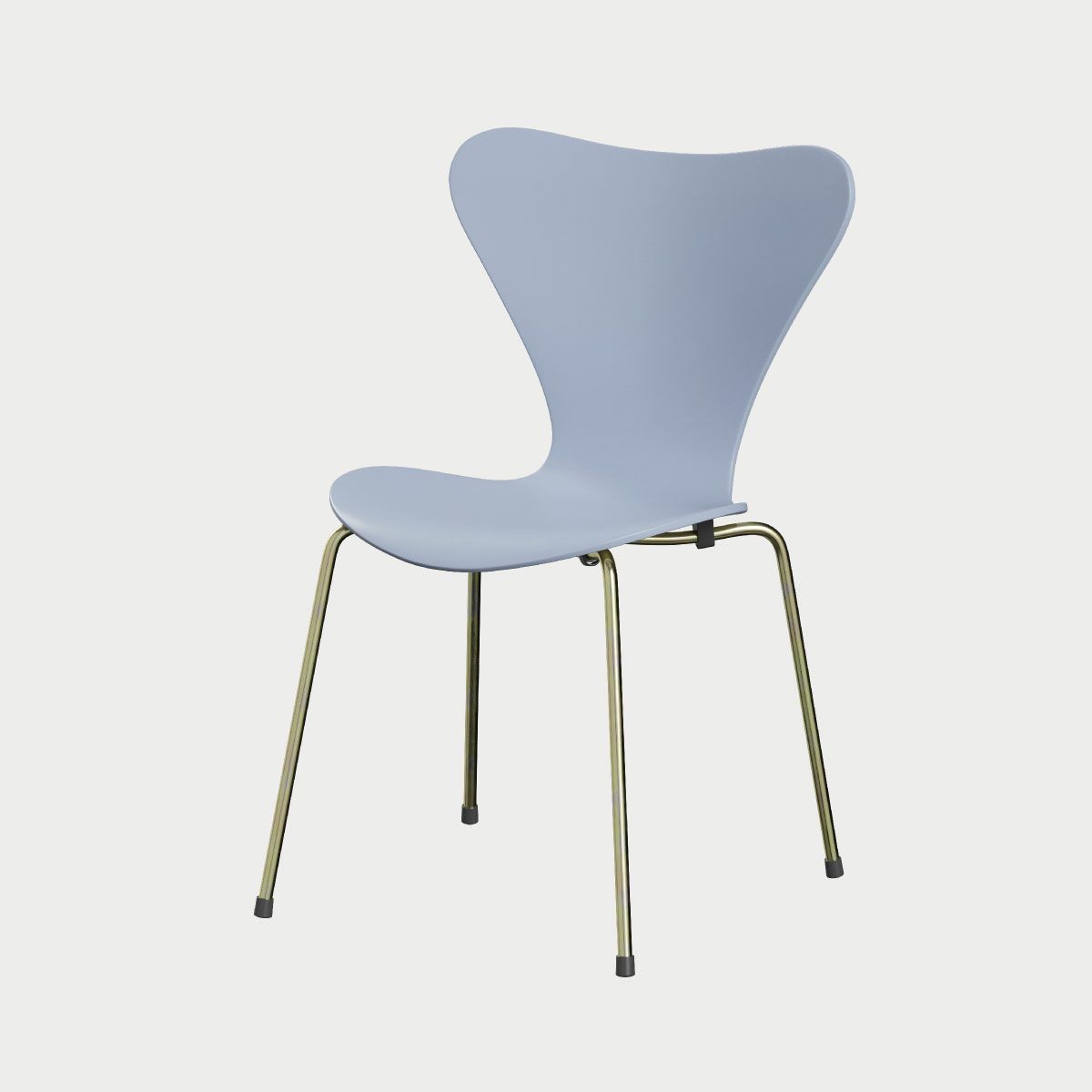 FRITZ HANSEN（フリッツ・ハンセン）SERIES 7（セブンチェア）  ラッカー / 7:14 AM BLUE（ブルー×レインボーベース）