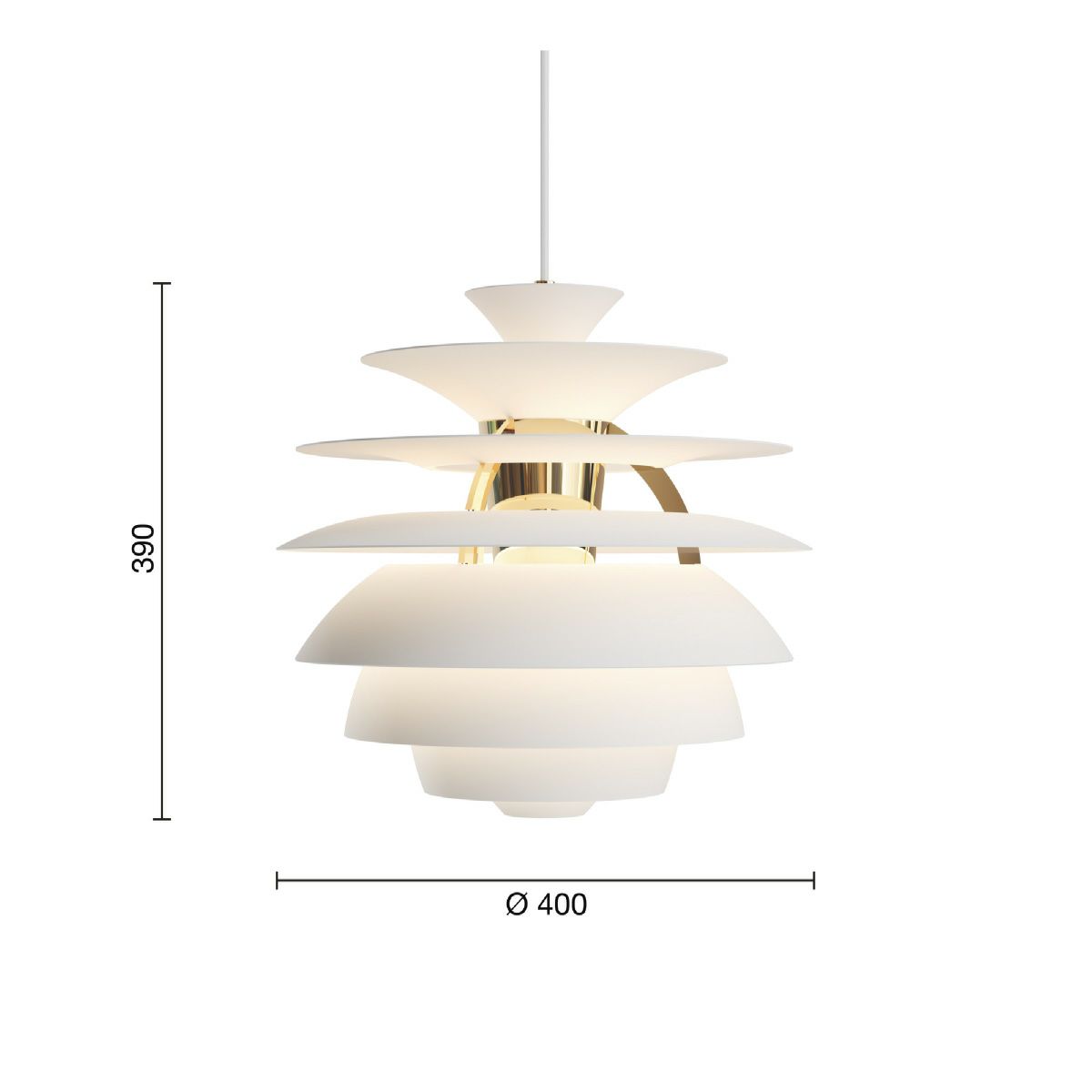 ルイスポールセン（Louis Poulsen） PH スノーボール E26 ソフトホワイト シルヴァー・クローム