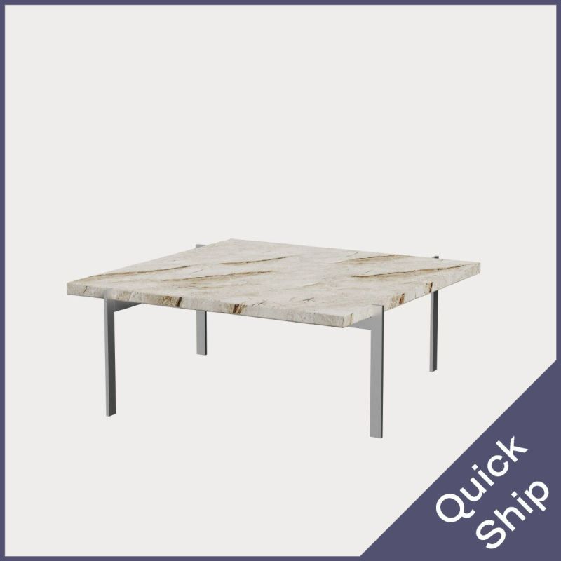 FRITZ HANSEN（フリッツ・ハンセン）PK61 コーヒーテーブル / 大理石（マットポリッシュ仕上げ）　ベージュ
