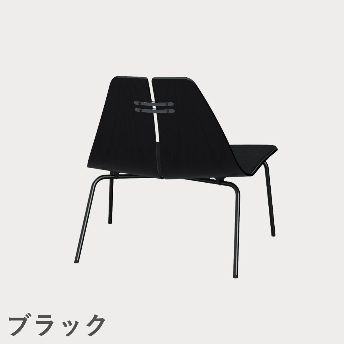FRITZ HANSEN（フリッツ・ハンセン）PK23 ラウンジチェア / ブラックカラードアッシュ（フロントパディング／クリスチャンハウン：ブラックユニ）