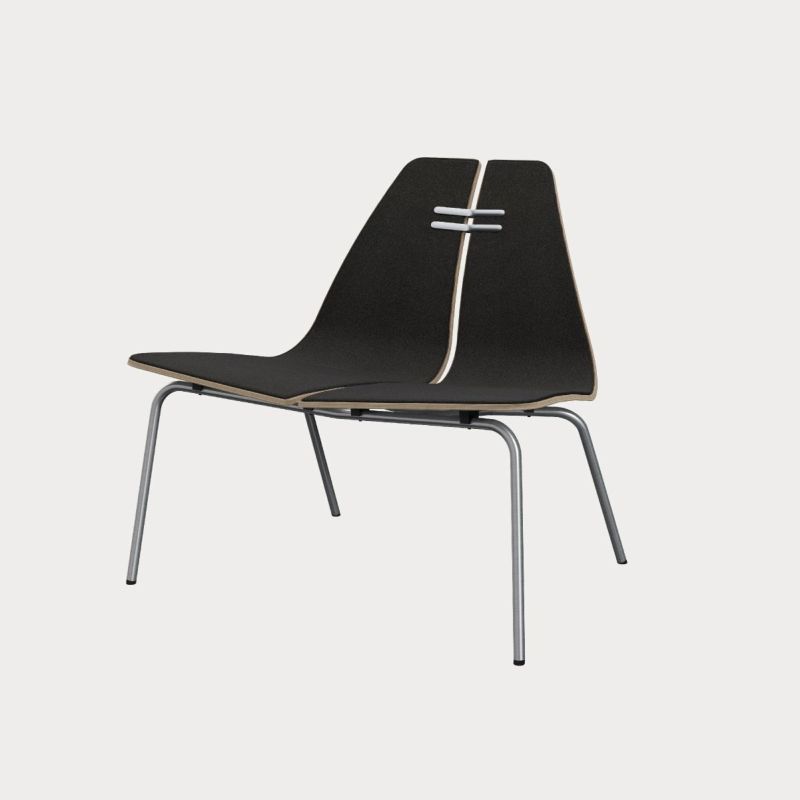 FRITZ HANSEN（フリッツ・ハンセン）PK23 ラウンジチェア / ナチュラルウッド ウォルナット（フロントパディング／VIDAR：ダークブラウン）