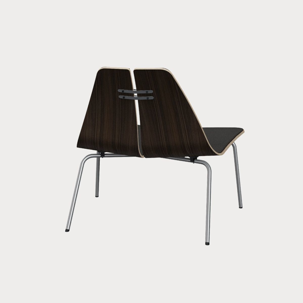 FRITZ HANSEN（フリッツ・ハンセン）PK23 ラウンジチェア / ナチュラルウッド ウォルナット（フロントパディング／VIDAR：ダークブラウン）