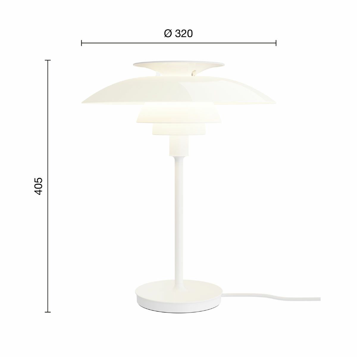 ルイスポールセン（Louis Poulsen）PH80 テーブル ホワイト