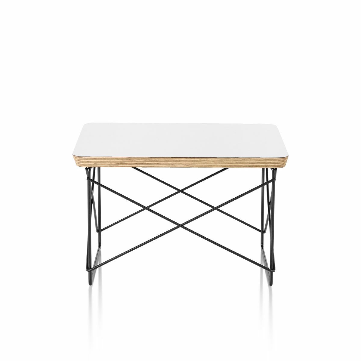 ハーマンミラー（Heramanmiller）イームズ ワイヤーベーステーブル LTRT スタジオホワイト ブラックベース［LTRT 98 BK］