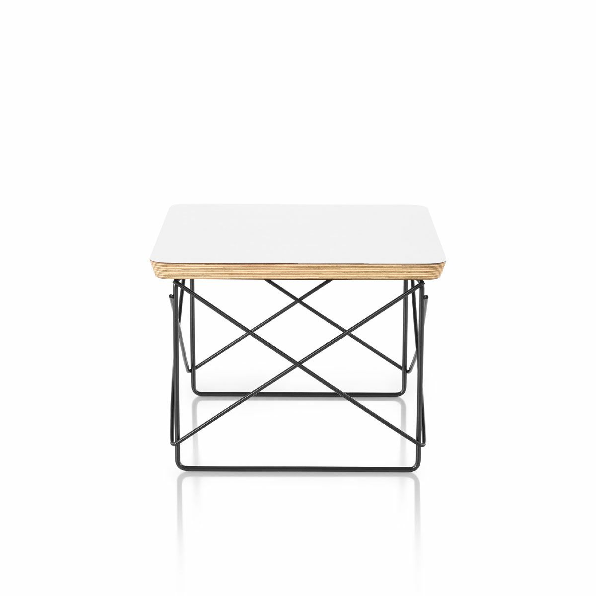 ハーマンミラー（Heramanmiller）イームズ ワイヤーベーステーブル LTRT スタジオホワイト ブラックベース［LTRT 98 BK］