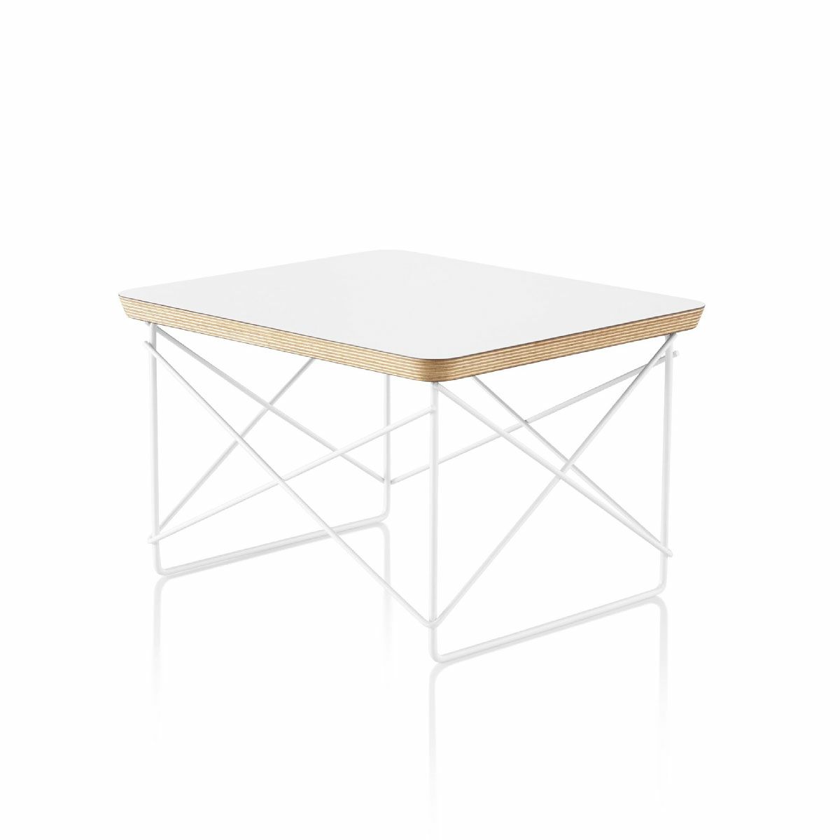 ハーマンミラー（Heramanmiller）イームズ ワイヤーベーステーブル LTRT スタジオホワイト スタジオホワイトベース［LTRT 98 98］