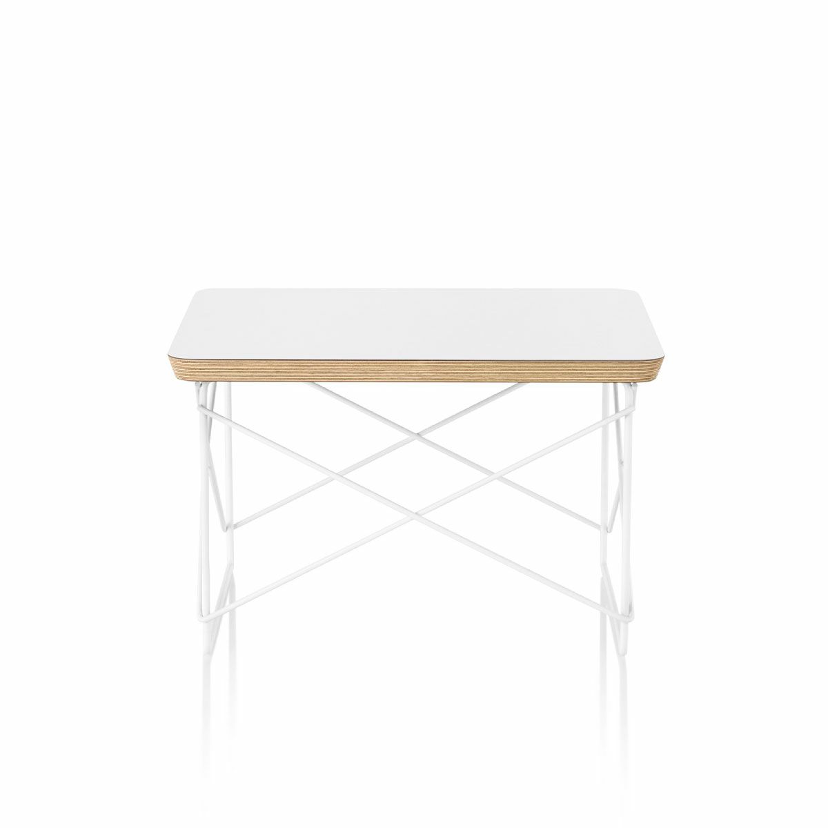 ハーマンミラー（Heramanmiller）イームズ ワイヤーベーステーブル LTRT スタジオホワイト スタジオホワイトベース［LTRT 98 98］