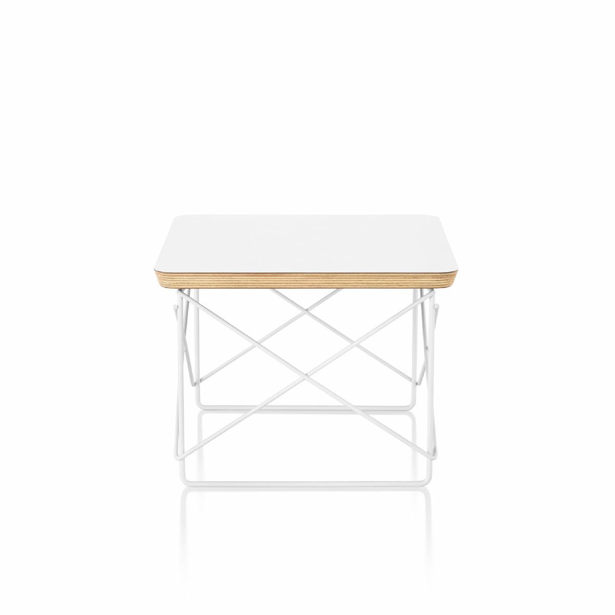 ハーマンミラー（Heramanmiller）イームズ ワイヤーベーステーブル LTRT スタジオホワイト スタジオホワイトベース［LTRT 98 98］