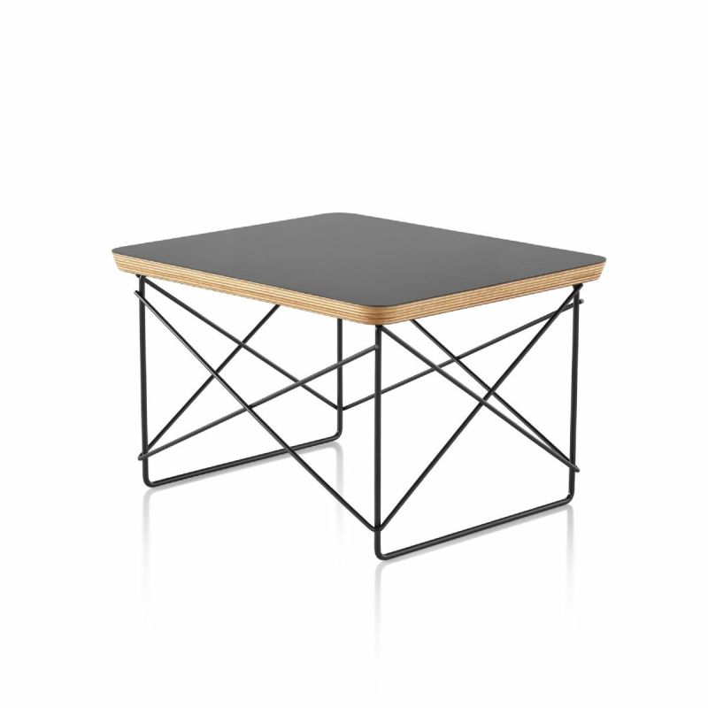 ハーマンミラー（Heramanmiller）イームズ ワイヤーベーステーブル LTRT ブラック ブラックベース［LTRT BK BK］