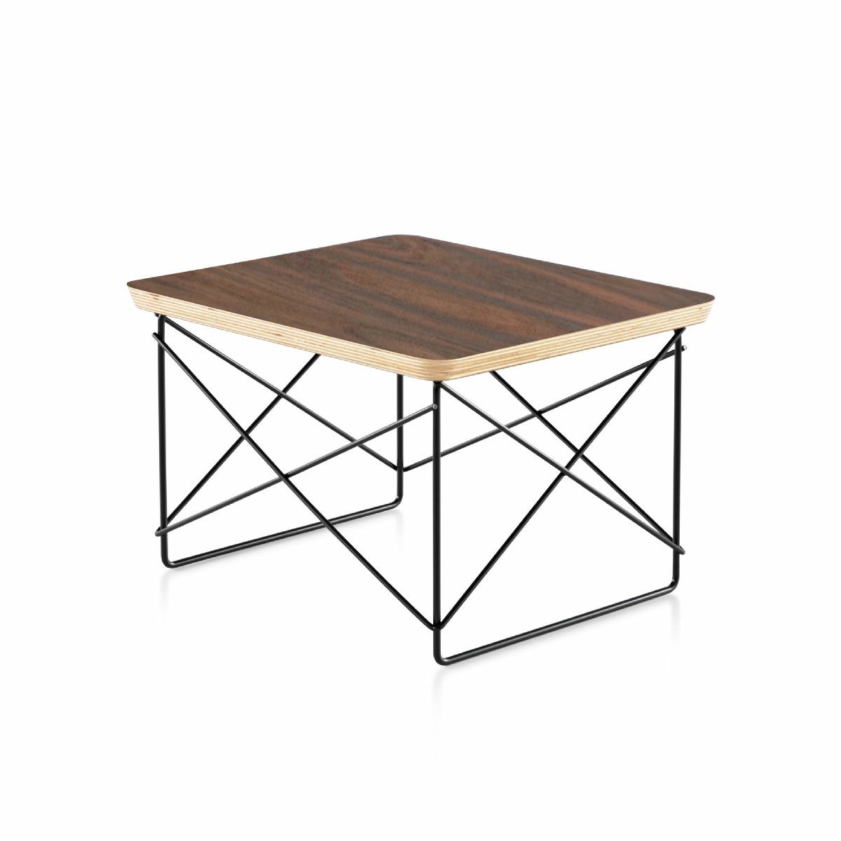 ハーマンミラー（Heramanmiller）イームズ ワイヤーベーステーブル LTRT ウォールナット ブラックベース［LTRT OU BK］