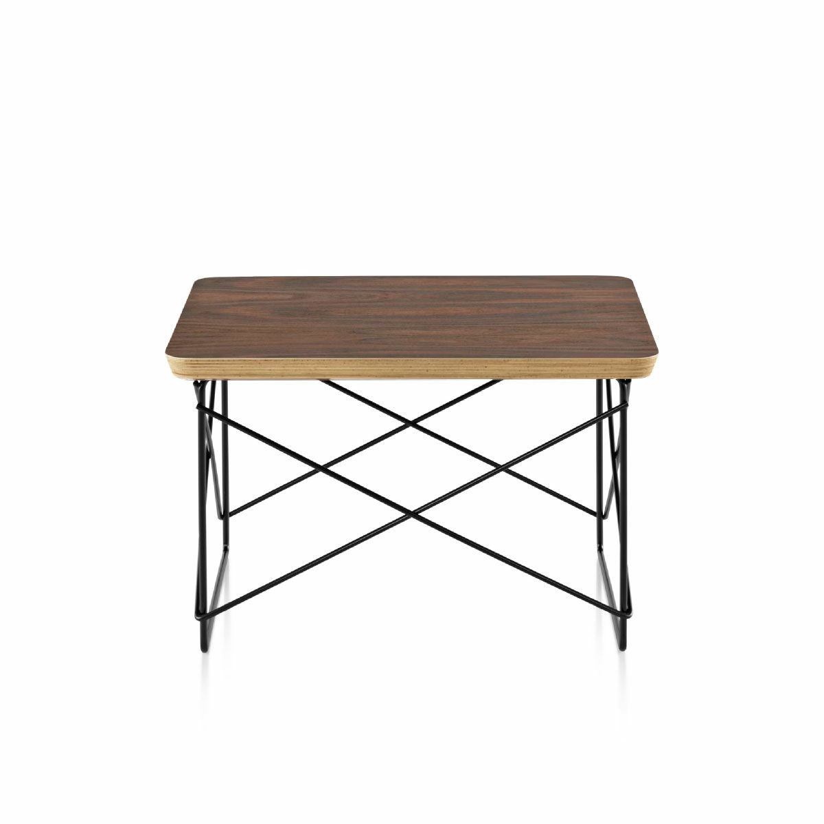 ハーマンミラー（Heramanmiller）イームズ ワイヤーベーステーブル LTRT ウォールナット ブラックベース［LTRT OU BK］