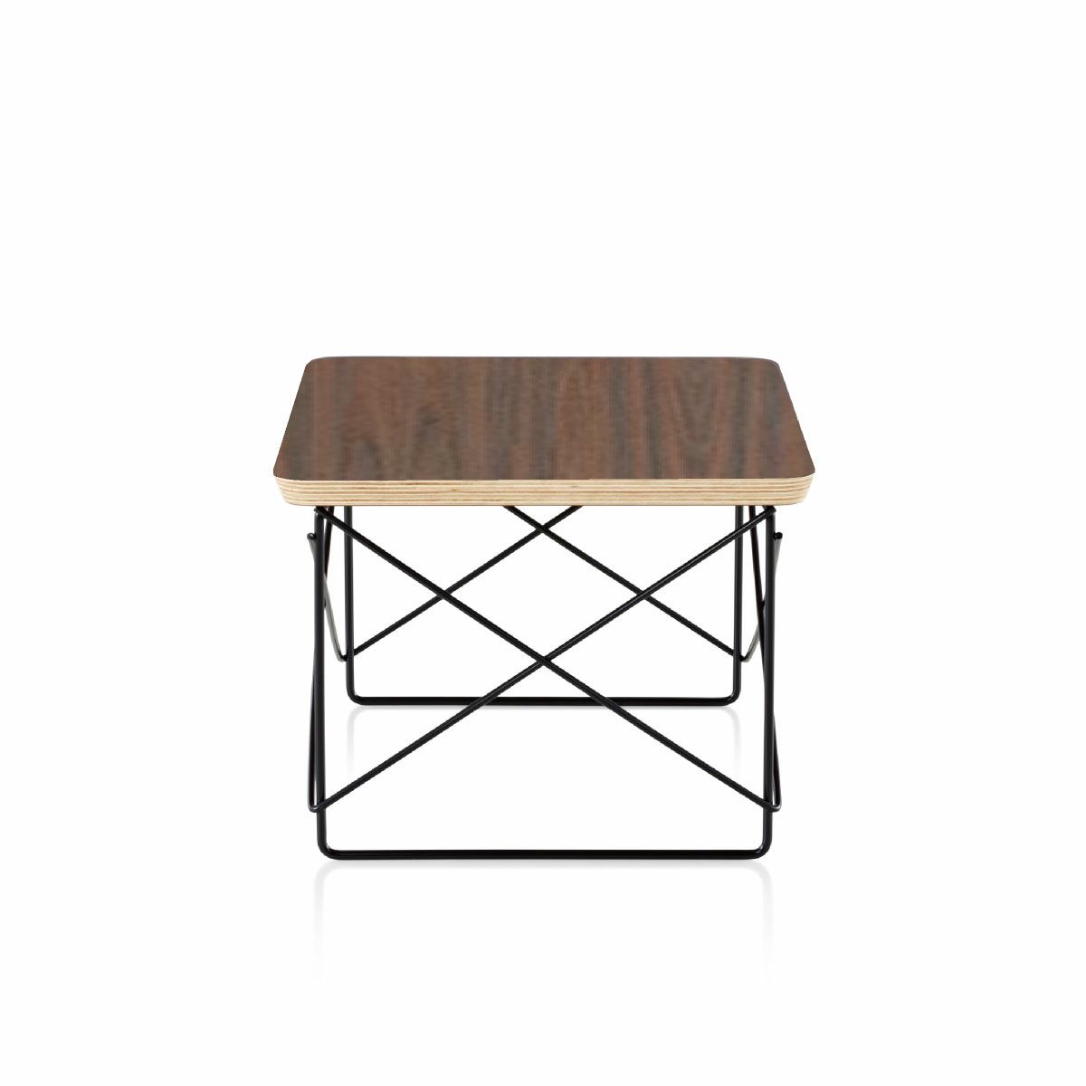 ハーマンミラー（Heramanmiller）イームズ ワイヤーベーステーブル LTRT ウォールナット ブラックベース［LTRT OU BK］