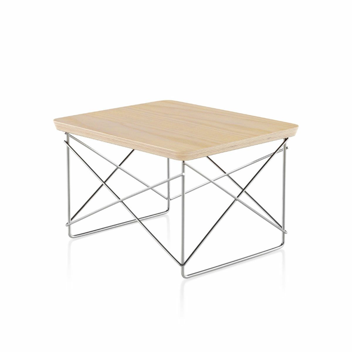 ハーマンミラー（Heramanmiller）イームズ ワイヤーベーステーブル LTRT ホワイトアッシュ×クロームベース［LTRT A2 47］