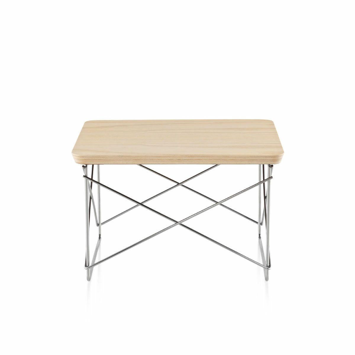 ハーマンミラー（Heramanmiller）イームズ ワイヤーベーステーブル LTRT ホワイトアッシュ×クロームベース［LTRT A2 47］